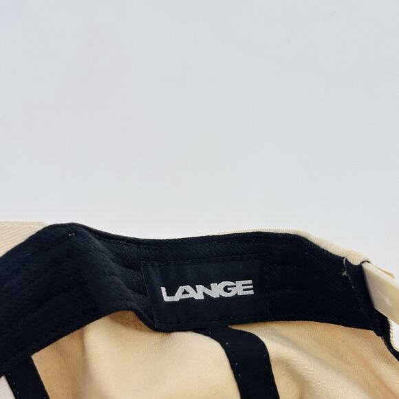 Lange SnapBack Hat Cap Trucker Beige Cream Ski Snowboard Adjustable One Size - Picture 6 of 6